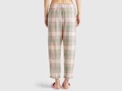 Flannel tartan trousers