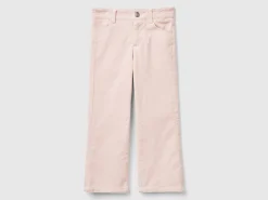 Flare fit velvet trousers