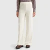Flare fit velvet trousers