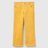 Flare fit velvet trousers