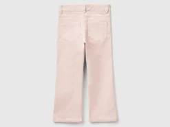 Flare fit velvet trousers