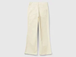 Flare fit velvet trousers