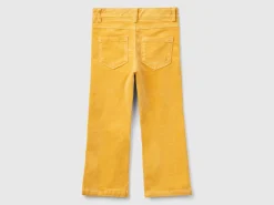 Flare fit velvet trousers