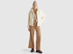 Flare fit velvet trousers