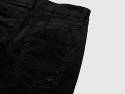 Flare fit velvet trousers