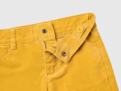 Flare fit velvet trousers