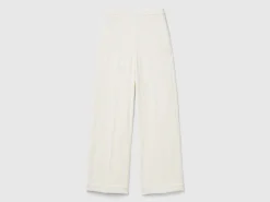 Flare fit velvet trousers
