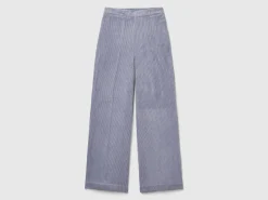 Flare fit velvet trousers