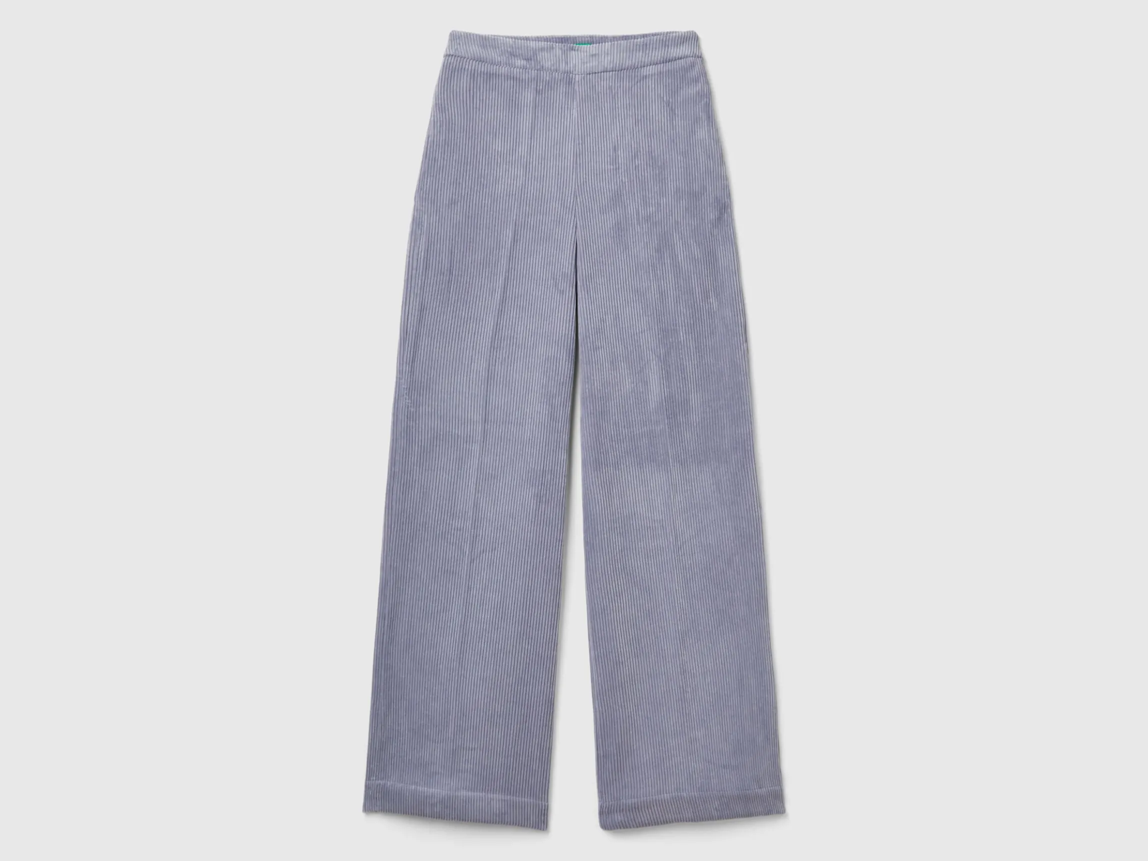 Flare fit velvet trousers