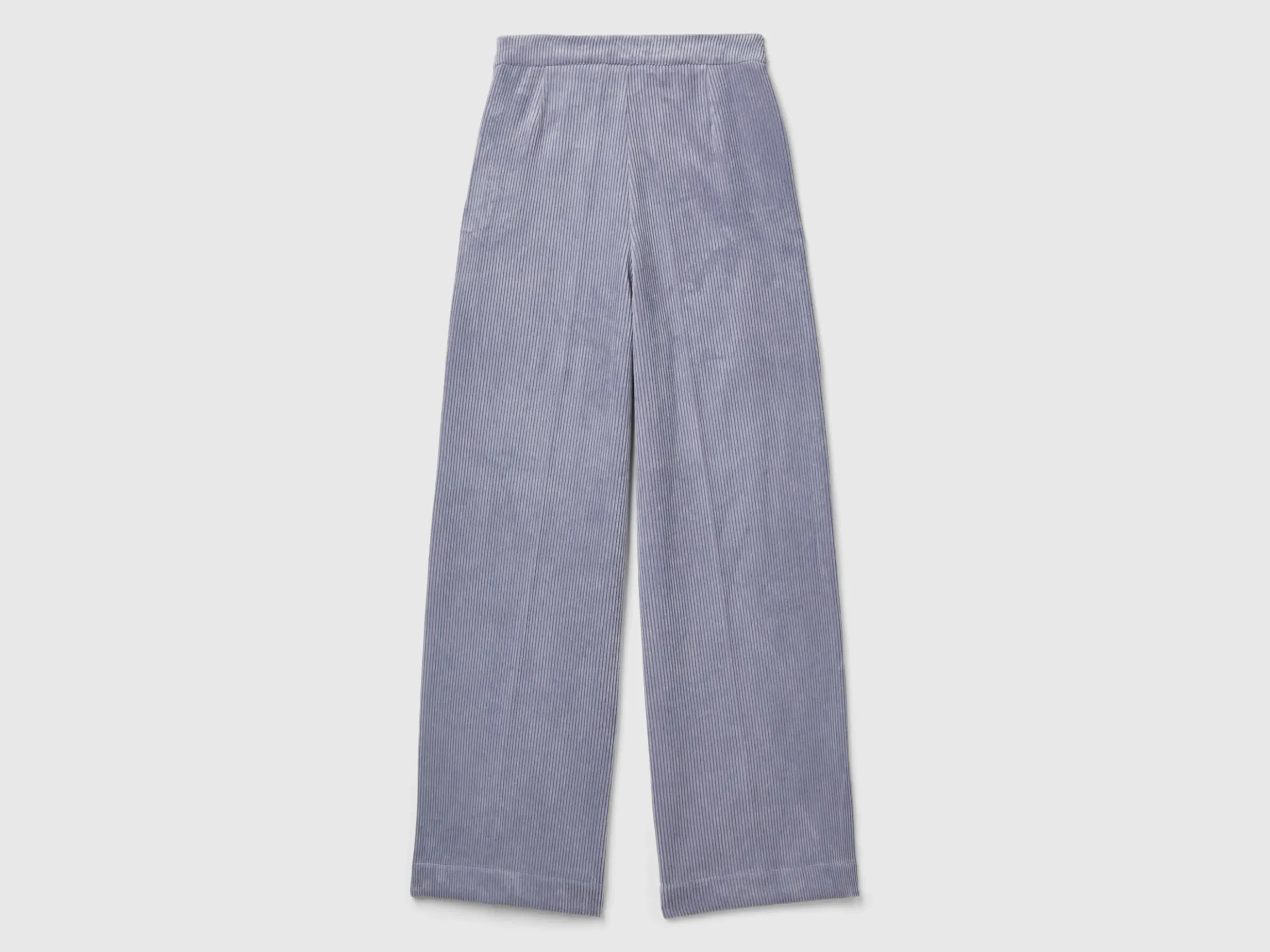Flare fit velvet trousers
