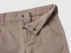Flared cargo trousers