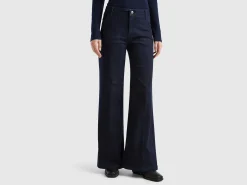 Flared jeans in stretch cotton
