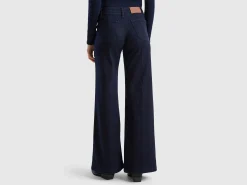 Flared jeans in stretch cotton