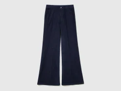 Flared jeans in stretch cotton
