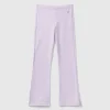 Flared leggings in stretch cotton