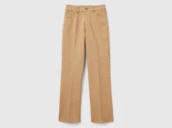 Flared stretch jeans