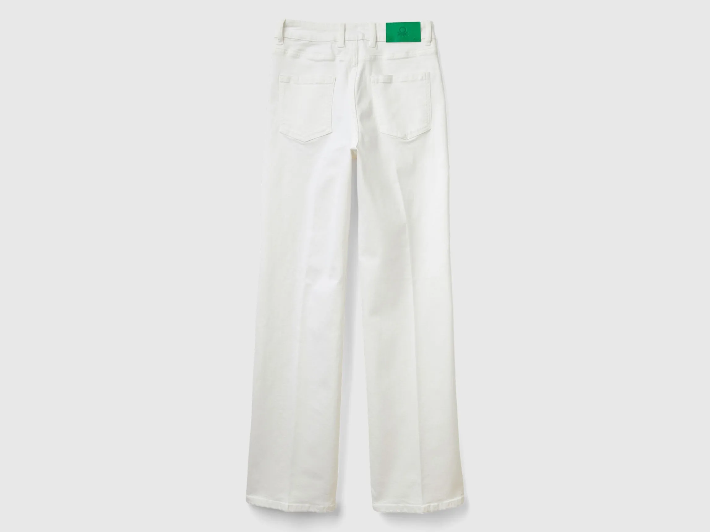 Flared stretch jeans