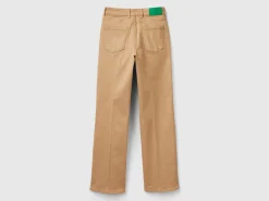 Flared stretch jeans