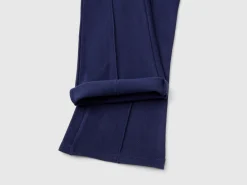 Flared super stretch trousers