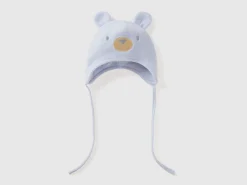 Fleece hat with ear flaps