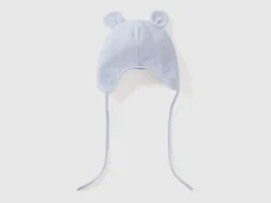 Fleece hat with ear flaps