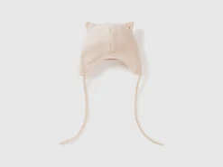 Fleece hat with ear flaps