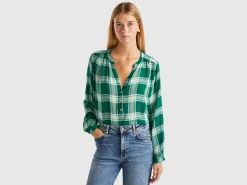 Flowy check shirt