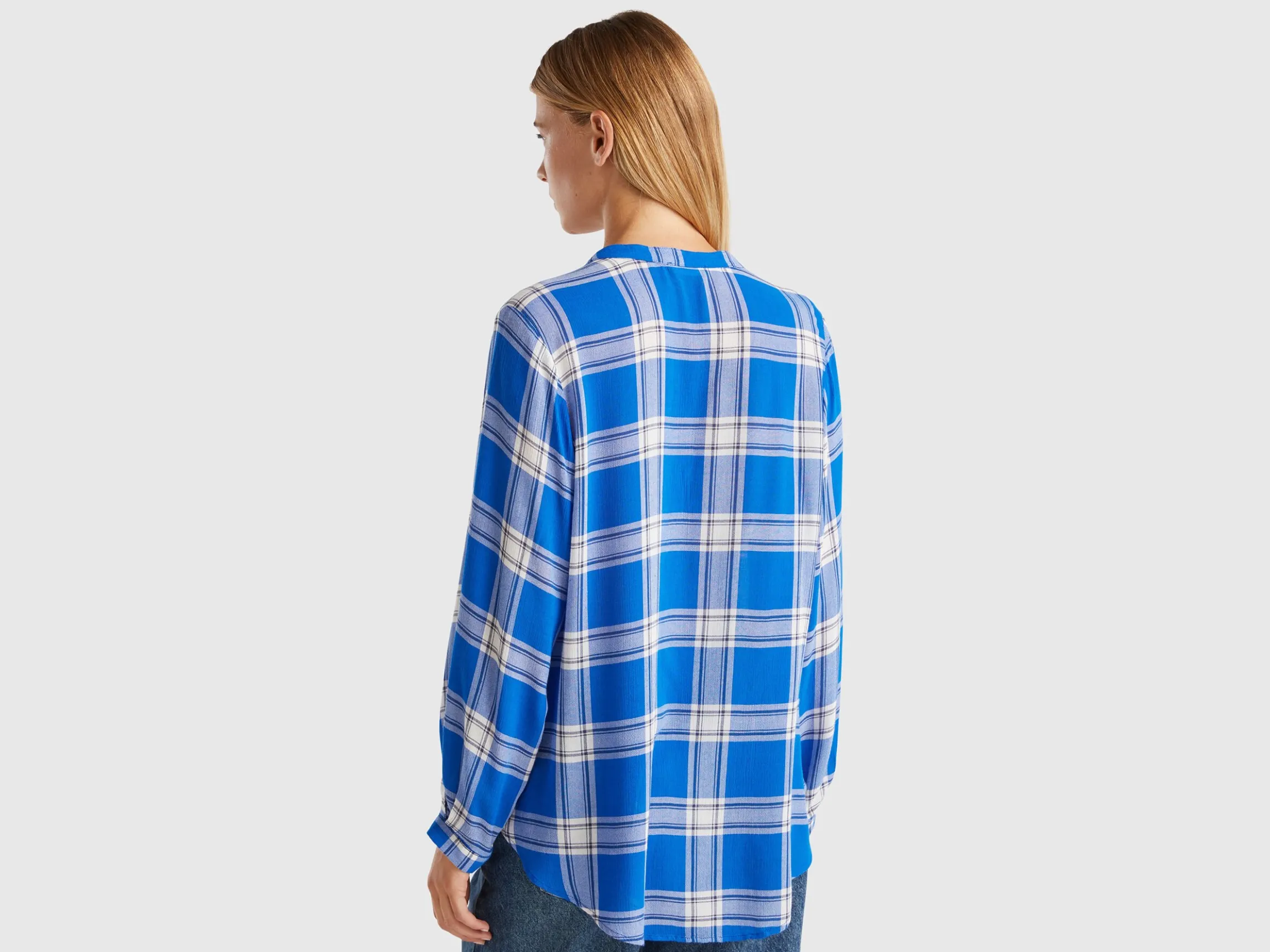 Flowy check shirt