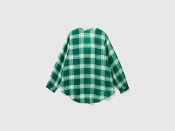Flowy check shirt