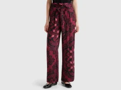 Flowy flower trousers
