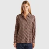 Flowy patterned shirt