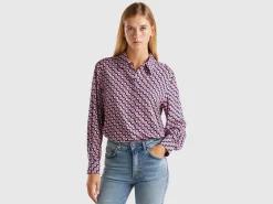 Flowy patterned shirt