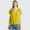 Flowy short sleeve blouse