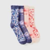 Four pairs of patterned socks