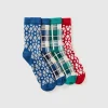 Four pairs of patterned socks