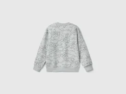 Gamer sweatshirt with rubbery print