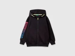 Gamer sweatshirt with slogan print