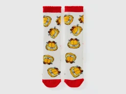Garfield ©2024 by Paws, Inc. non-slip socks