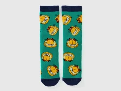 Garfield ©2024 by Paws, Inc. non-slip socks