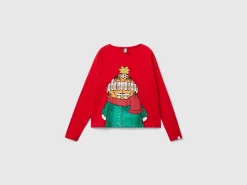 Garfield ©2024 by Paws, Inc. top in warm cotton