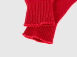 Gloves in pure Merino wool