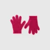 Gloves in stretch wool blend