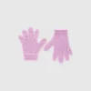 Gloves in stretch wool blend