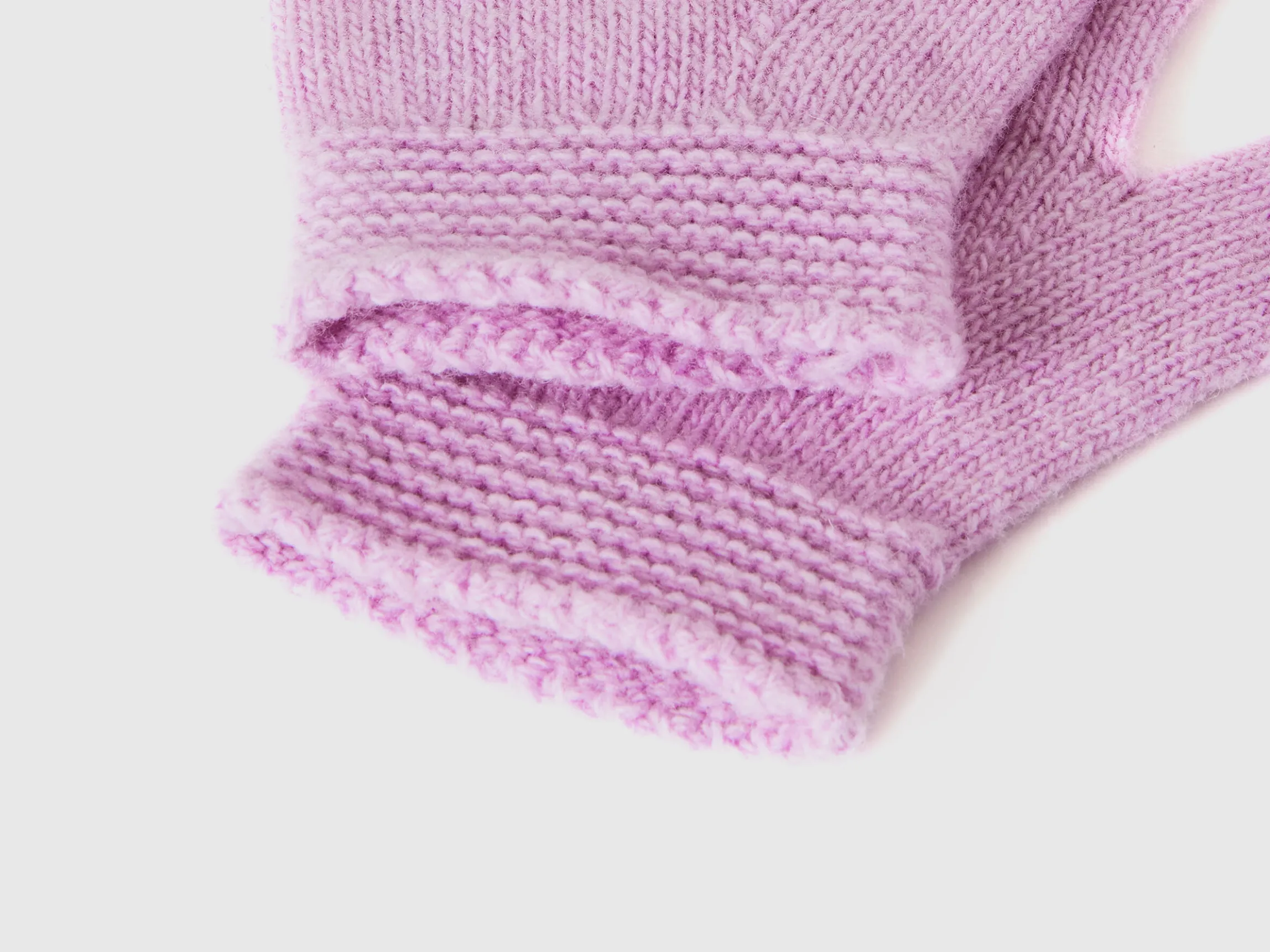 Gloves in stretch wool blend