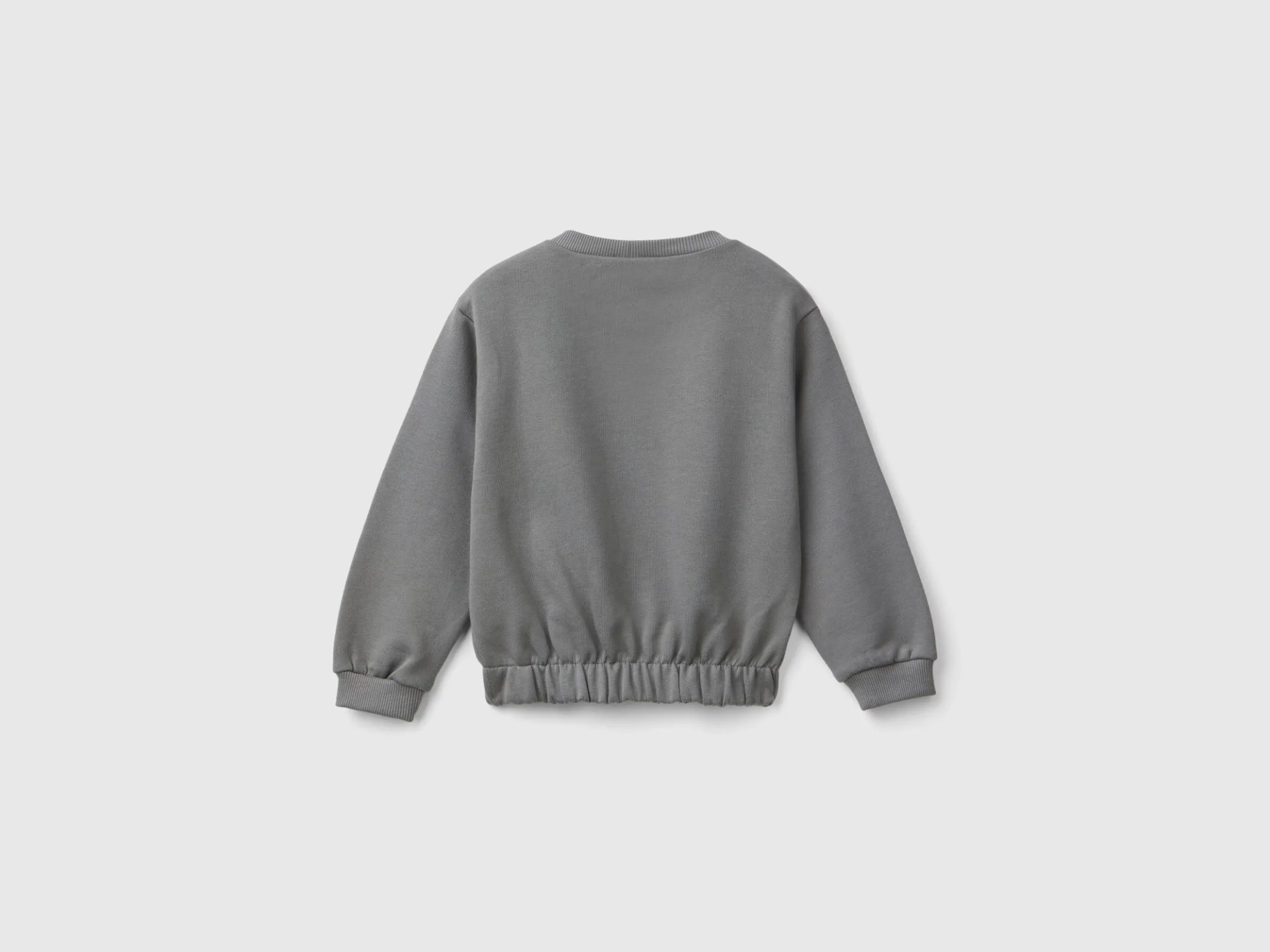 Gray Barbie sweatshirt with glossy print
