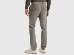 Gray slim fit chino