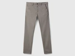 Gray slim fit chino