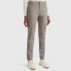 Gray slim fit cotton chinos