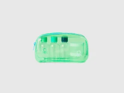 Green beauty travel case