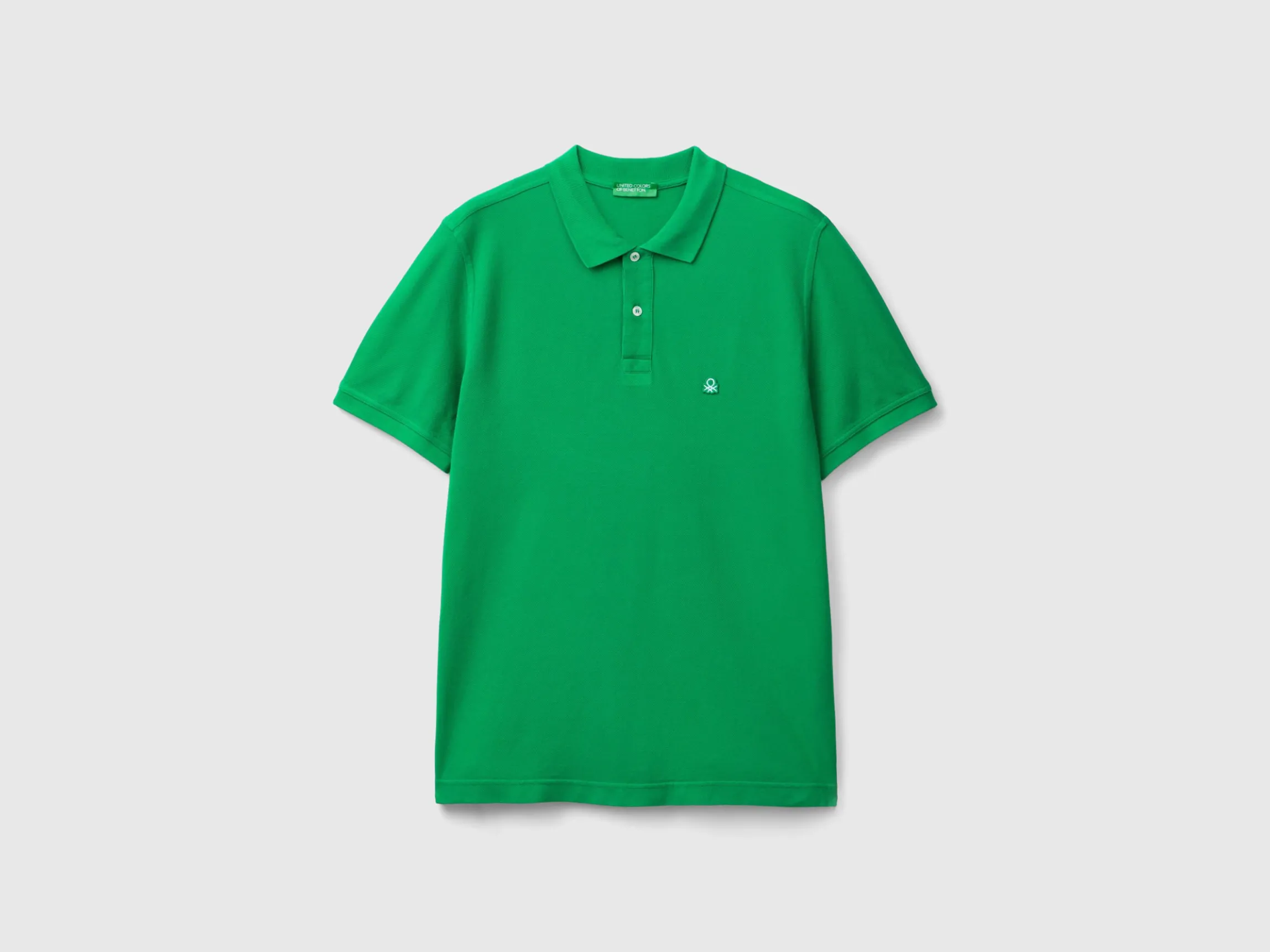 Green regular fit polo